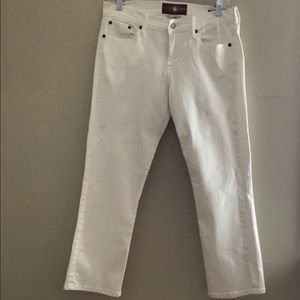 Lucky Brand White Sweet ‘N Crop Jeans EUC